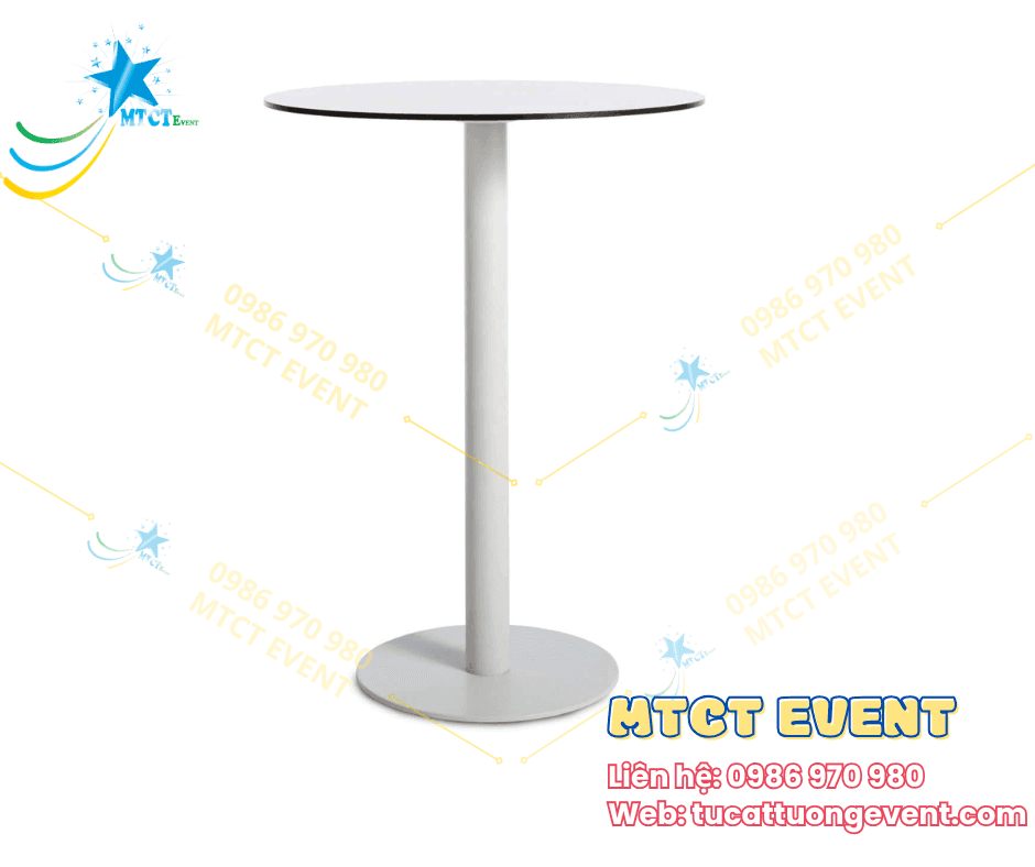 Bàn bar 75cm không khăn 2
