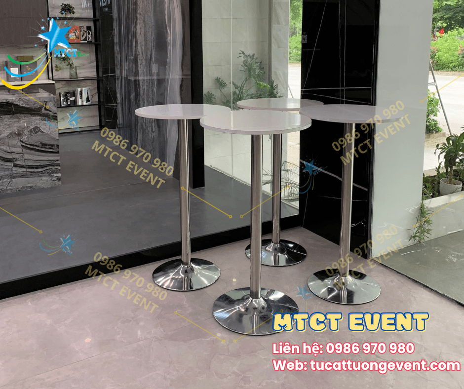Bàn bar 1m05 không khăn 2